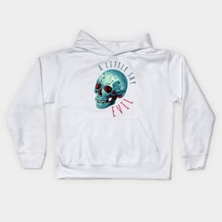 A little shy evil Kids Hoodie